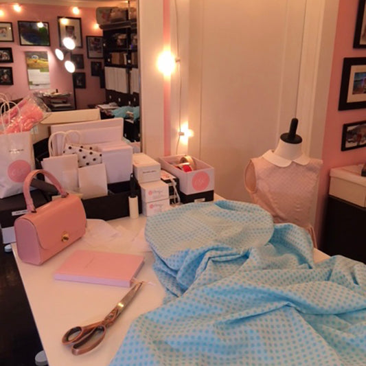 A look at the Classic Girl Clothing work studio