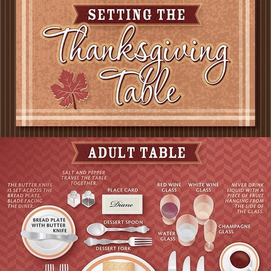 Thanks Giving table setting