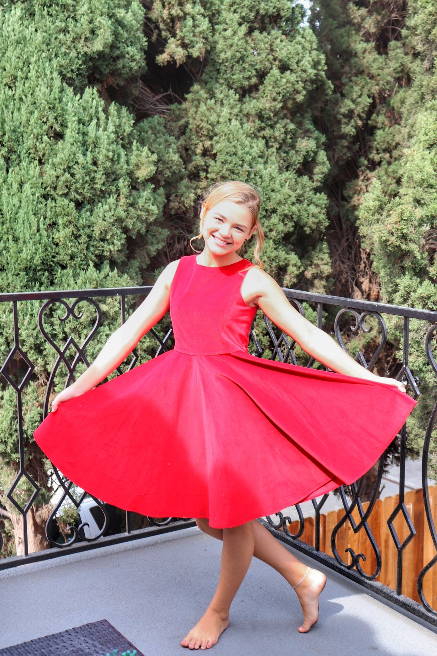 Special Occasion Velvet Dress in Blue