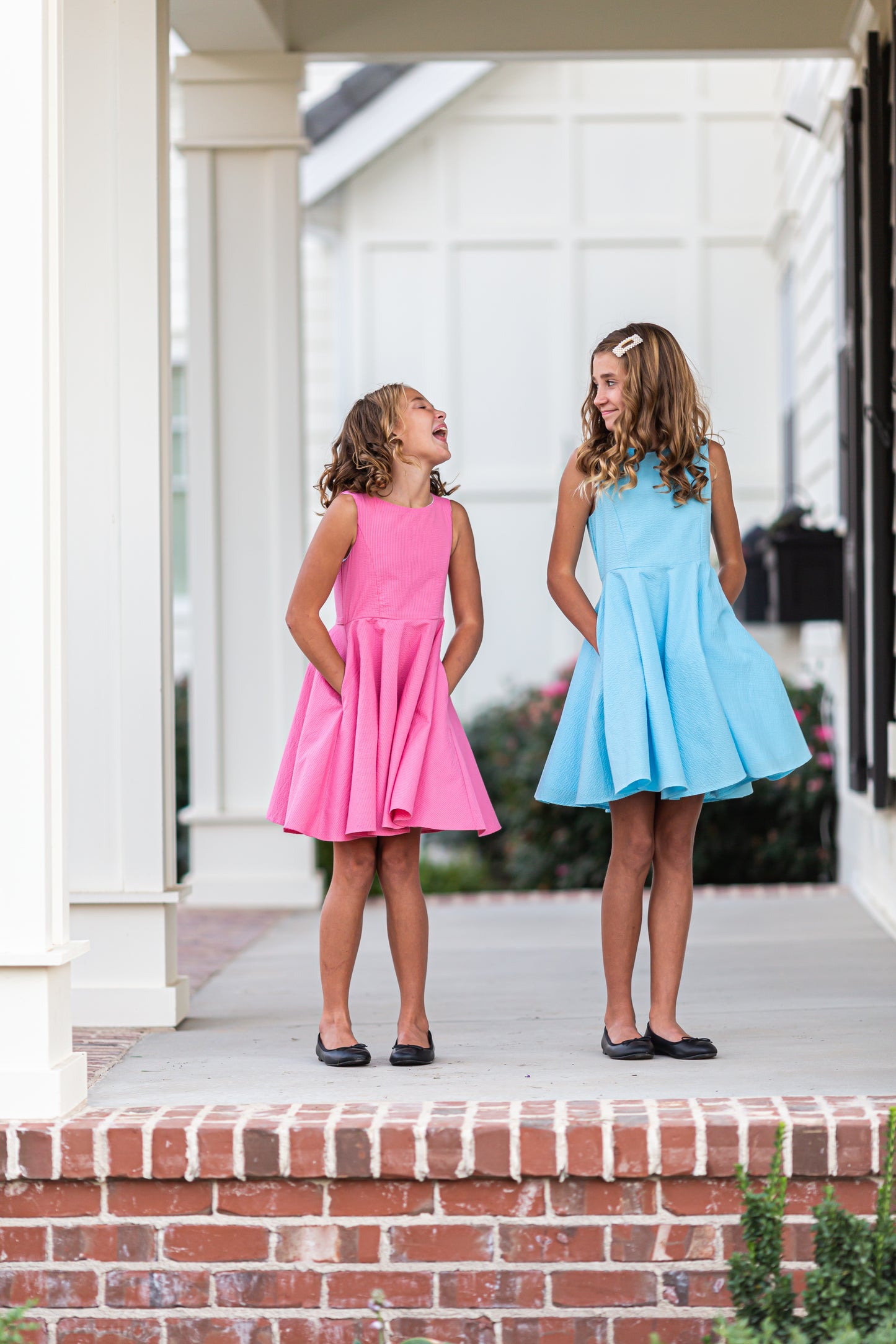 Caroline Dress in Coral