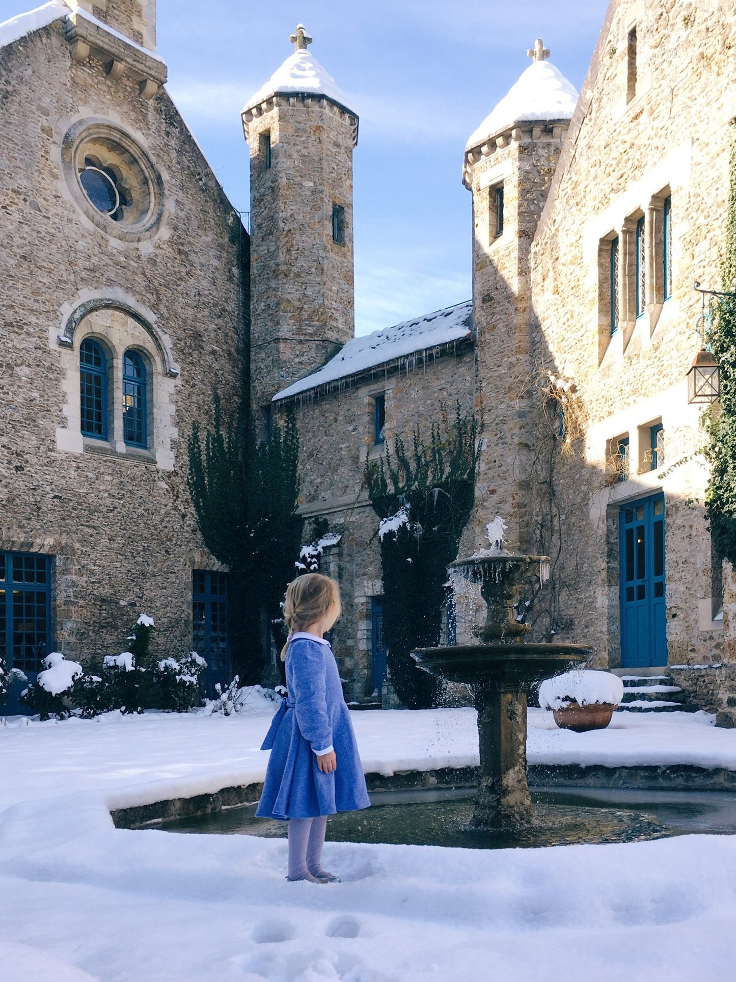 Winter School Days in Blue